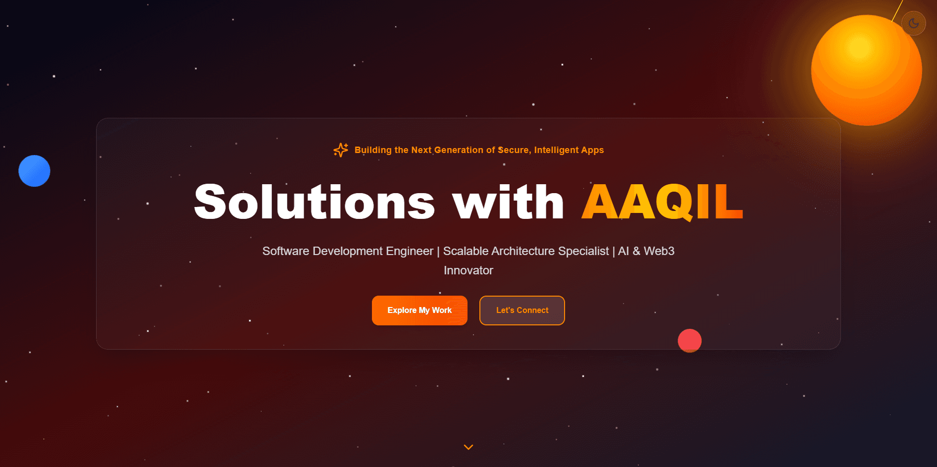 Solutions with Aaqil - My personal B2B portfolio with Auth control of my own projects.